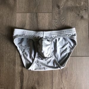 Grey swim briefs